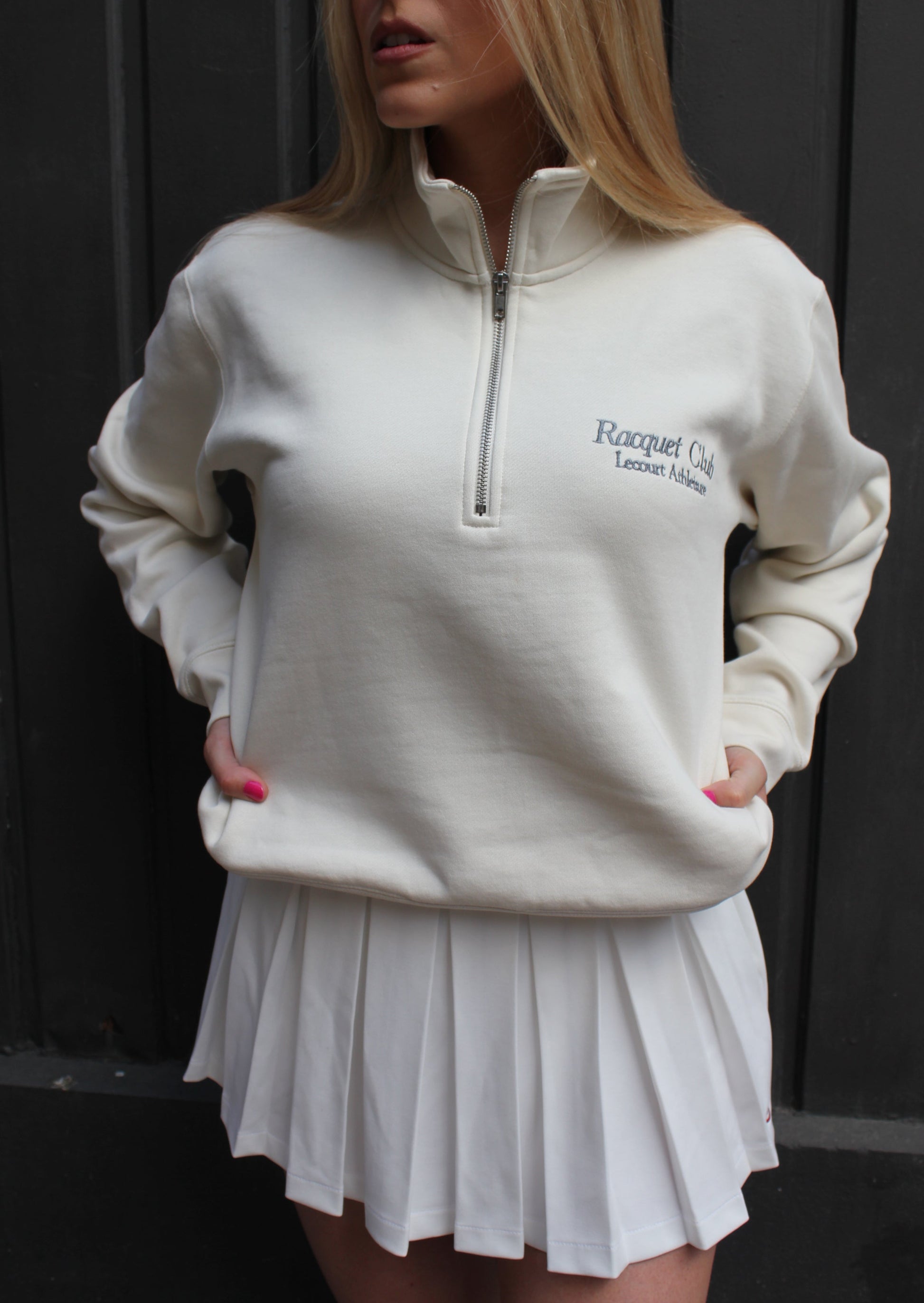Halfzip Beige