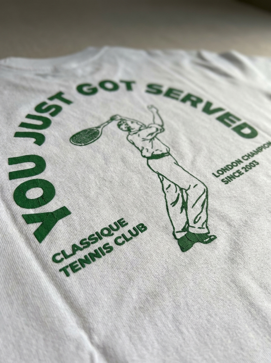 Detalle del estampado You Just Got Served