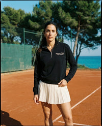 Lecourt Racquet Club Half-zip Navy