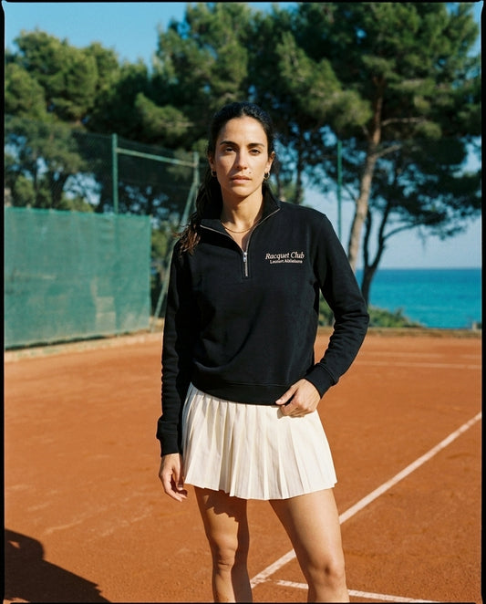 Lecourt Racquet Club Half-zip Navy
