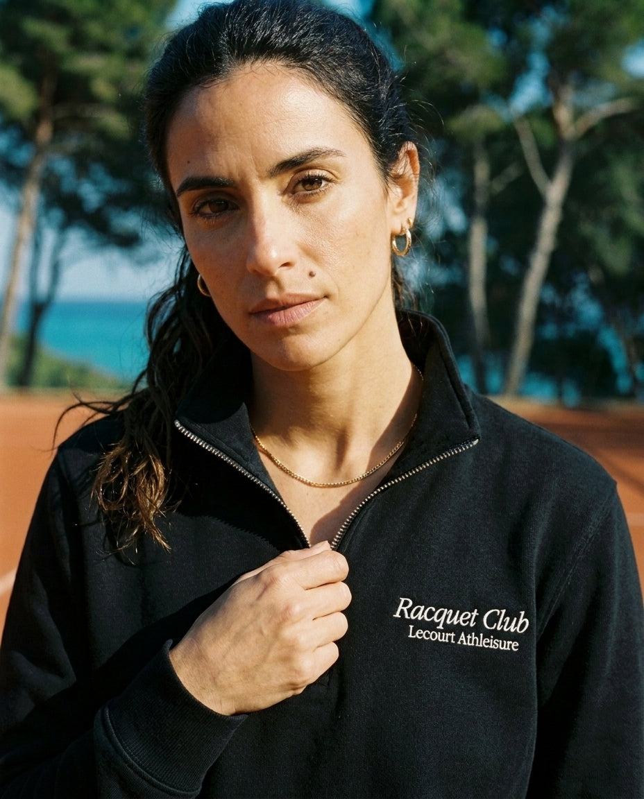 Lecourt Racquet Club Half-zip Navy